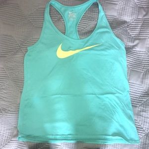 Light blue nike tank top